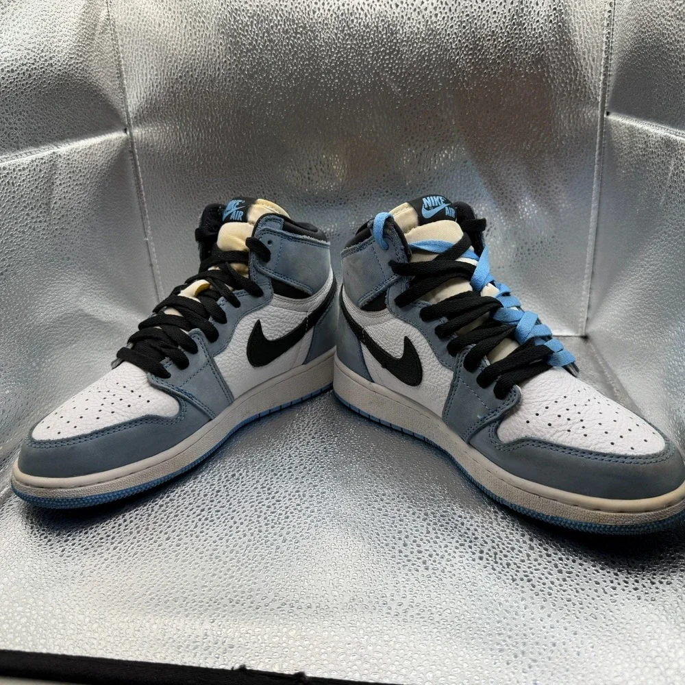 Size 6.5Y Jordan 1 Retro High OG University Blue (GS) Boys Sneakers 575441-134‎